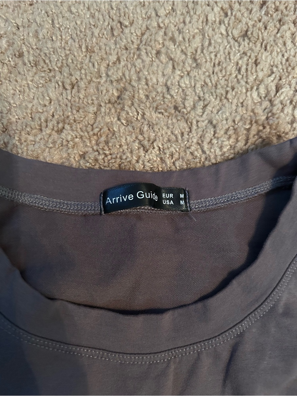 Women's Slate Gray Crew Neck Top